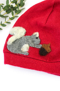 Squirrel Cashmere Hat - Baby - BIG FRENCHIES