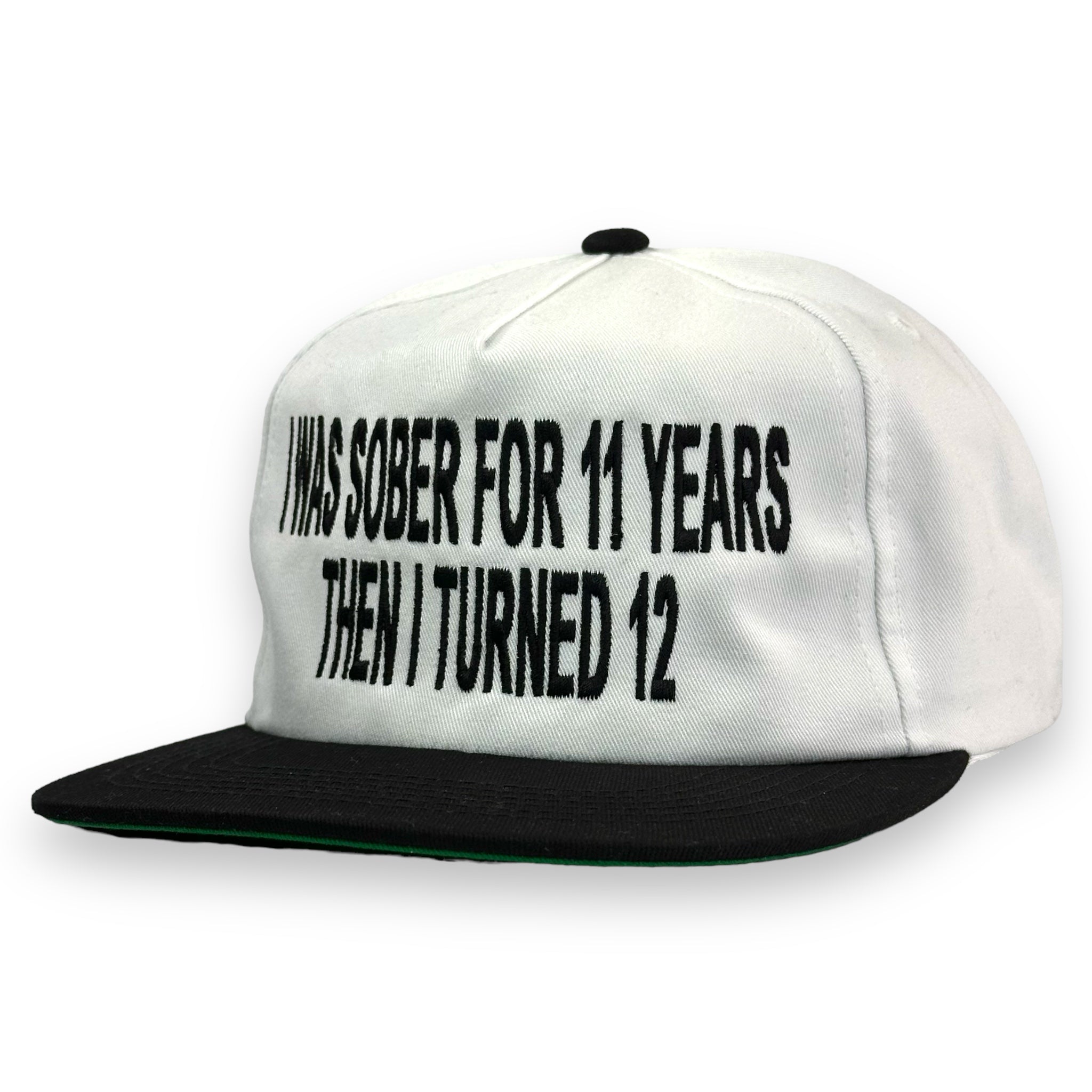 I Was Sober For 11 Years Then I Turned 12 Hat Custom Embroidered