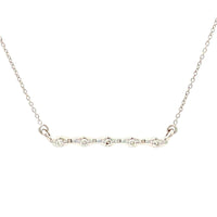 Genuine .05ct Diamond Fashion Pendants 14KT White Gold
