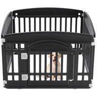 Dog Playpen Safe & Secure Indoor/Outdoor Pet Fence | Folding & Portable | Ideal for Small to Medium Dogs | Easy to Clean