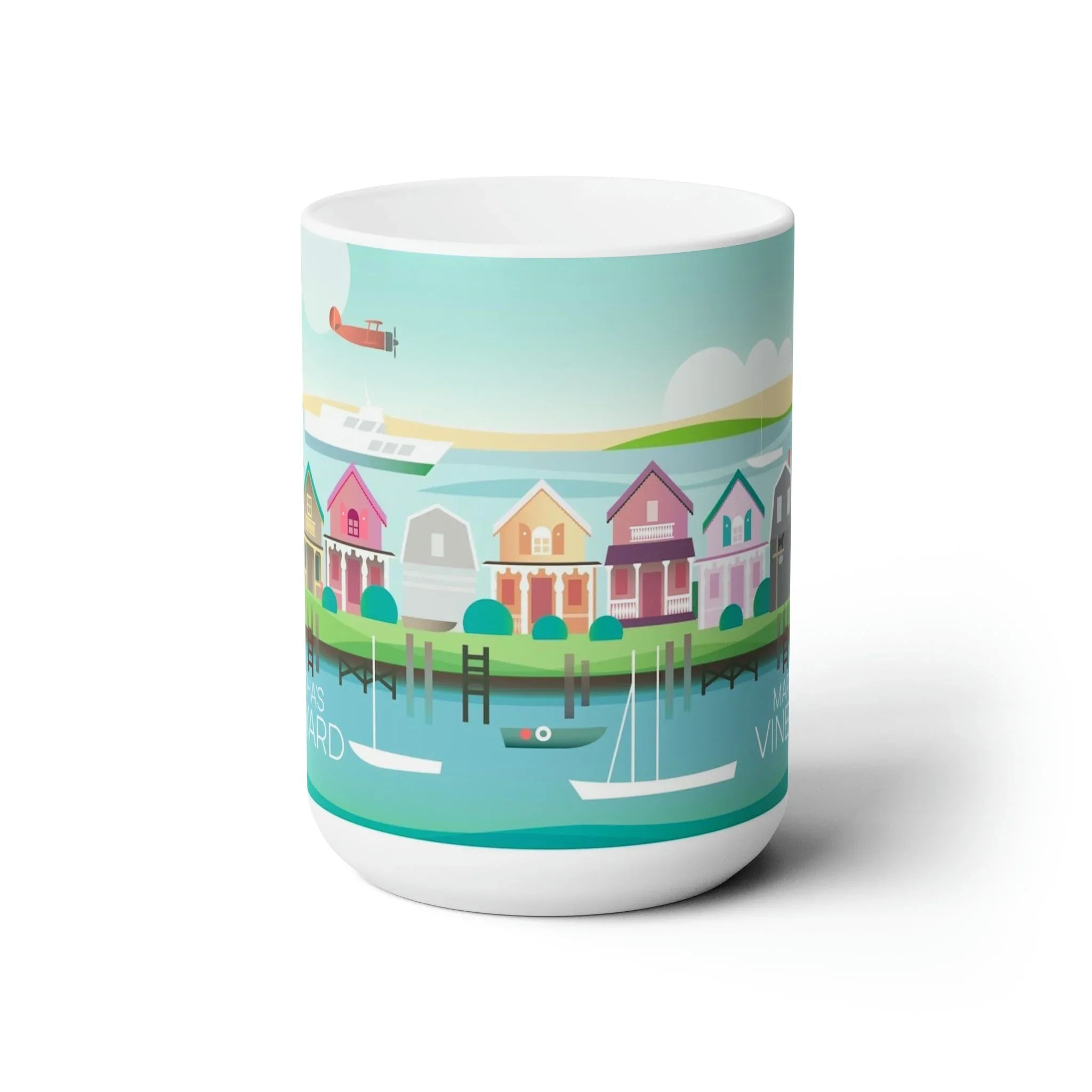 Martha's Vineyard Ceramic Mug 11oz or 15oz - BIG FRENCHIES