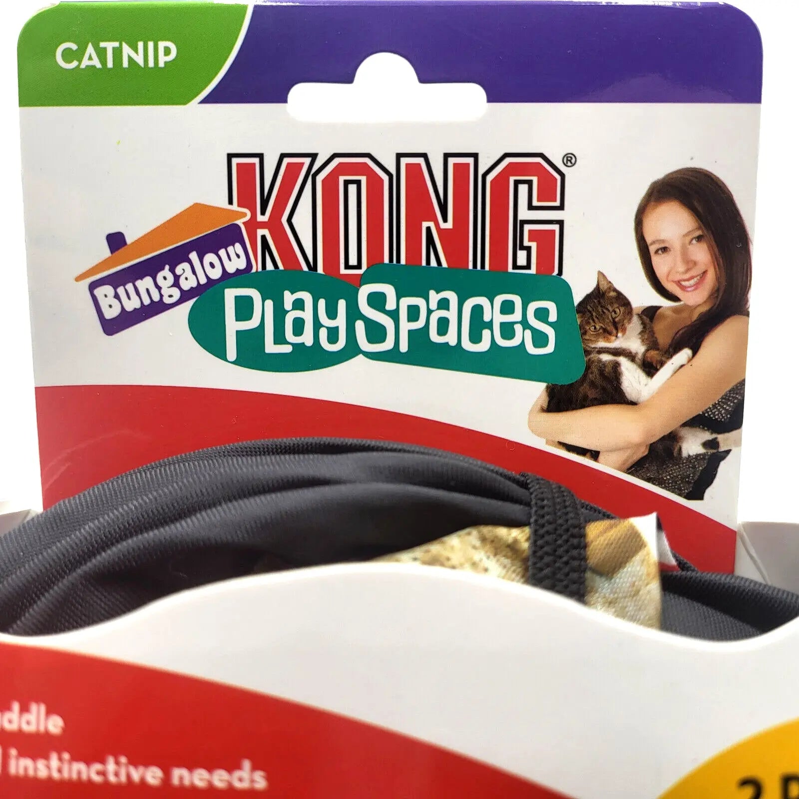 Kong Play Spaces Bungalow with Catnip Cat Kitten Toy