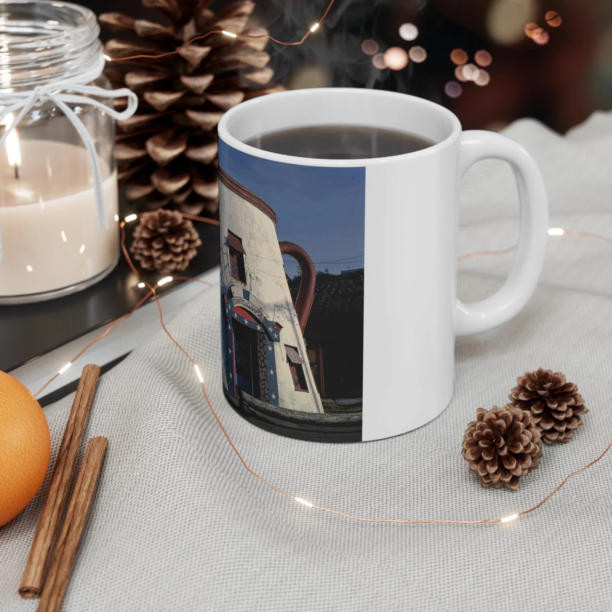 ROADSIDE MUGS - Coffepot Ceramic Mug 11oz - BIG FRENCHIES
