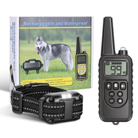 Dog Training Collar with Remote Rechargeable Dog Training Collar IP68 Waterproof with 4 Training Modes 3 Channels for Me