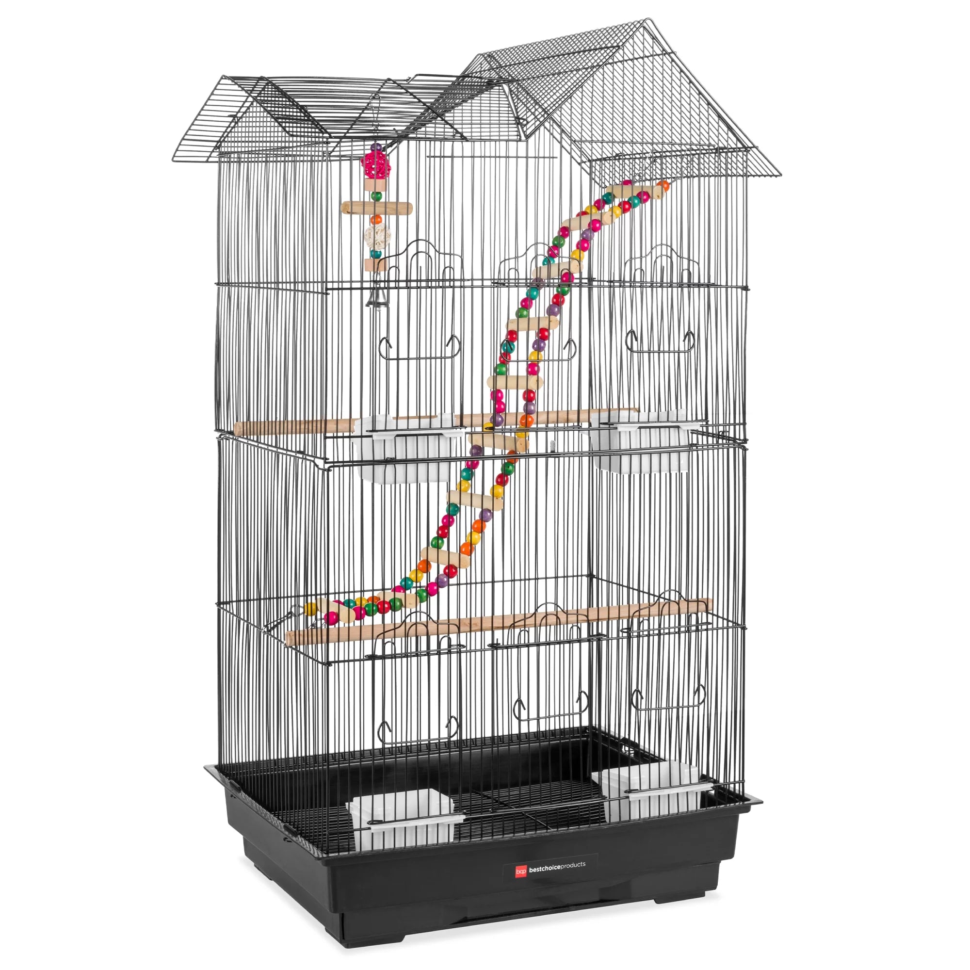 36In Indoor/Outdoor Iron Bird Cage for Parro - BIG FRENCHIES