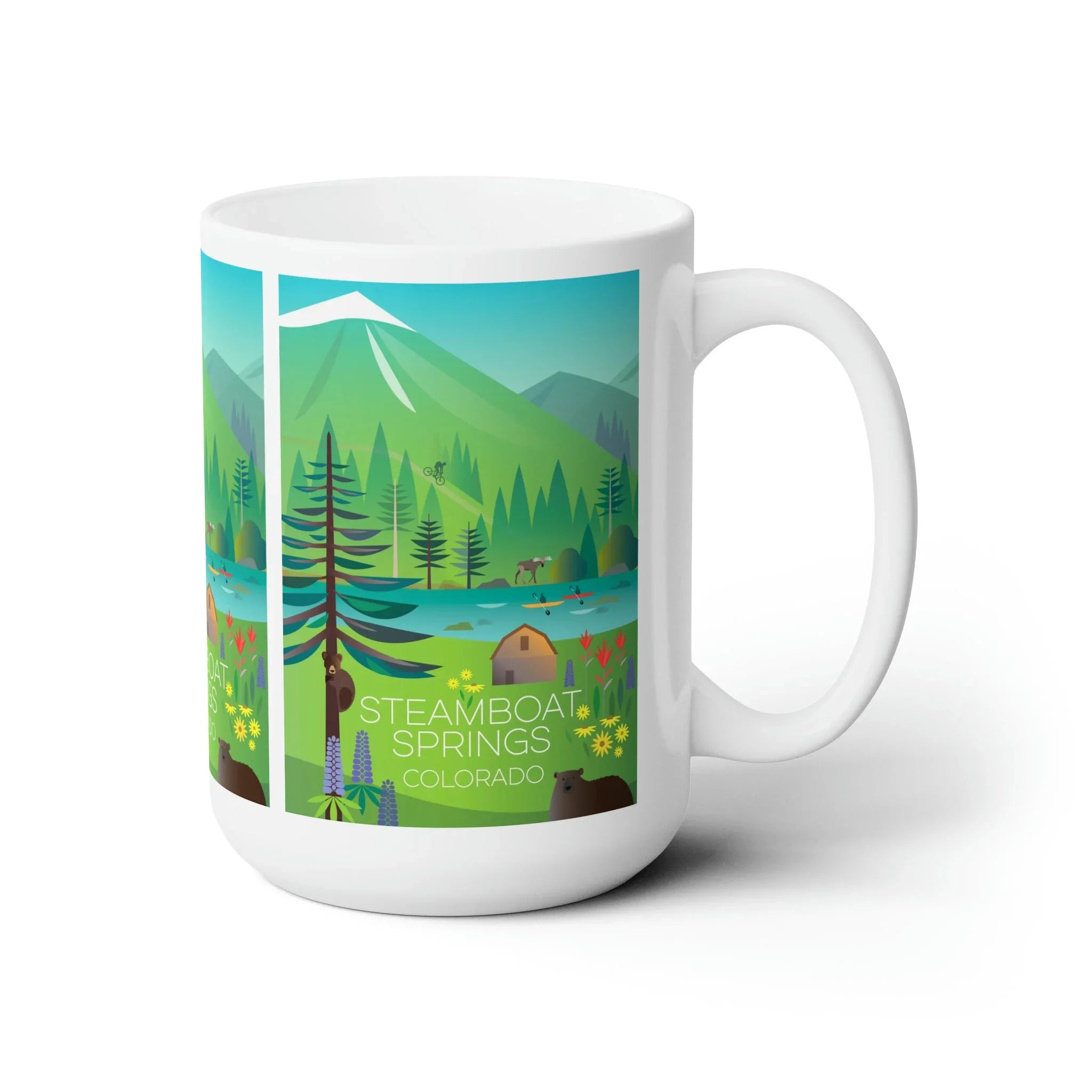 Steamboat Springs (Summer) Ceramic Mug 11oz or 15oz - BIG FRENCHIES