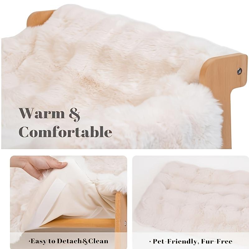 Cat Sofa Bed, Soft Plush Pet Sofa With Removable And Washable Cover, Non-slip Edge, Suitable For Indoor Cats And Small D