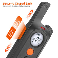 1Pc 984FT Dog Training Collar IP65 Waterproof Pet Beep Vibration Electric Shock Collar 3 Channels Rechargeable Transmitt