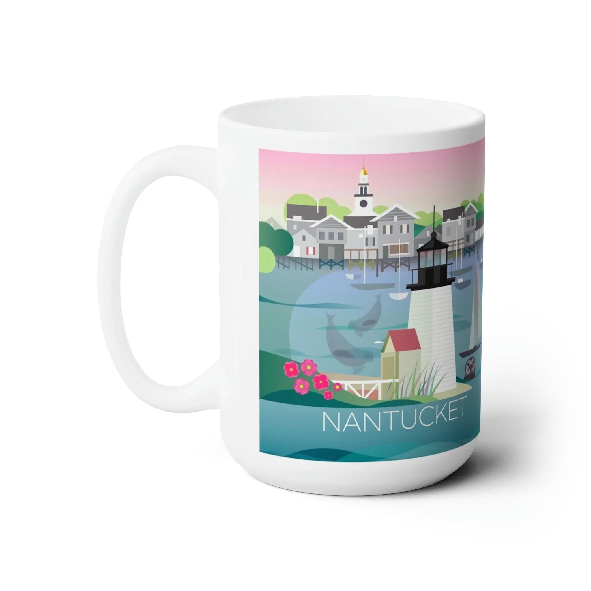 Nantucket Ceramic Mug 11oz or 15oz - BIG FRENCHIES