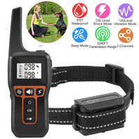 Train Collar OR Receiver Only Options - 3280FT Dog Training Collar IP67 Waterproof Pet Beep Vibration Electric Shock Col