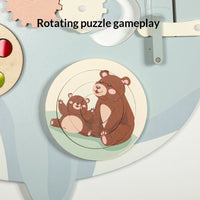 Kids Bedroom Busy Board Educational Wooden Toy