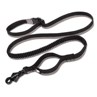Pet dog leash with elastic cushioning suitable for outdoor activities such as running and waist tying
