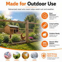 Anti-corrosion Hot-dip Galvanized Wire MeshPremium Chicken Wire Hexagonal Galvanized Mesh, Suitable For Chicken Coops, R