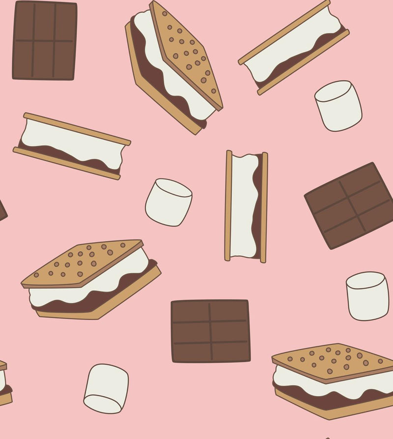 S'more to Love (Crib Sheet) - Pink - BIG FRENCHIES