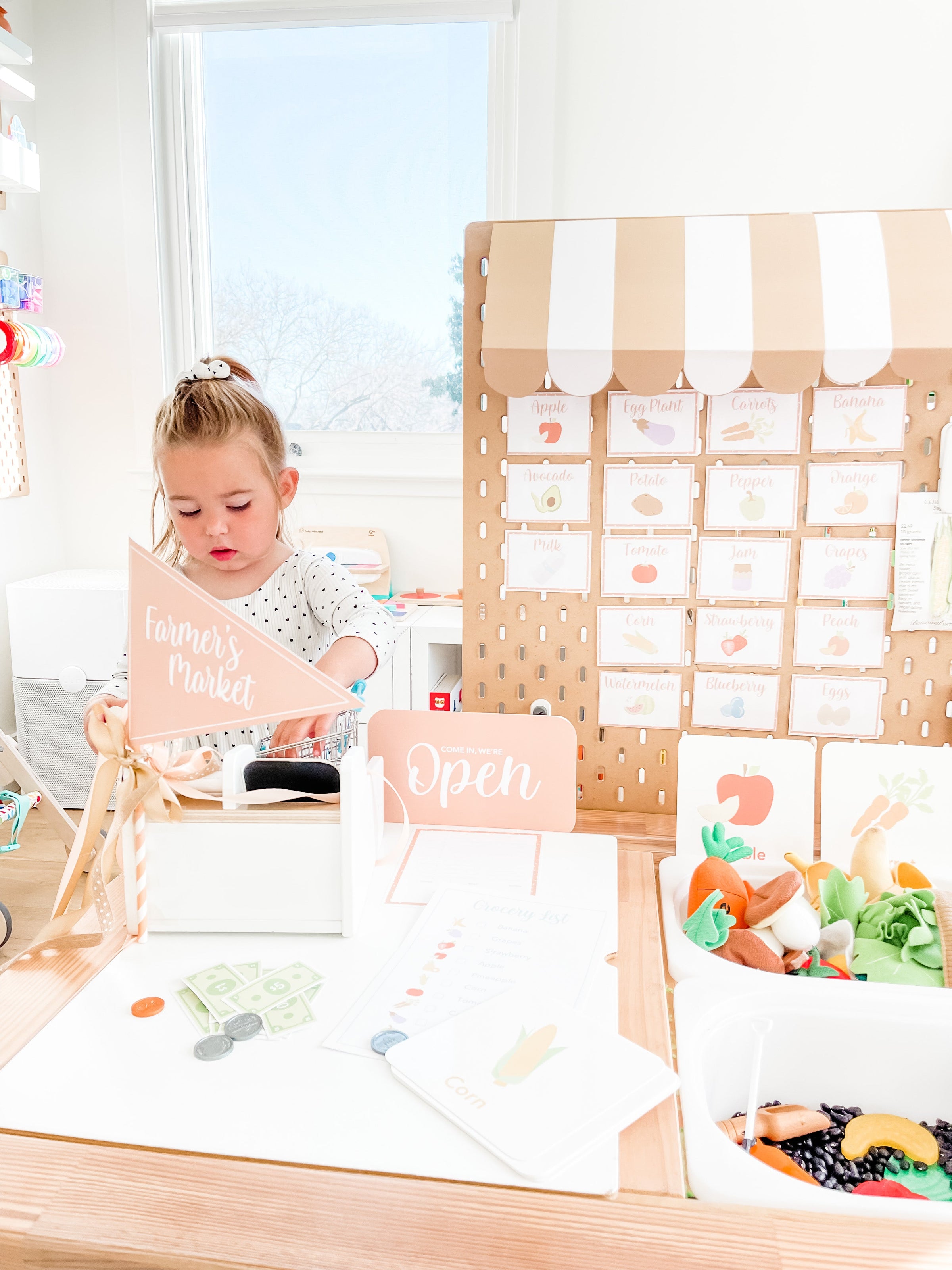 Farmer's Market Printable Dramatic Play