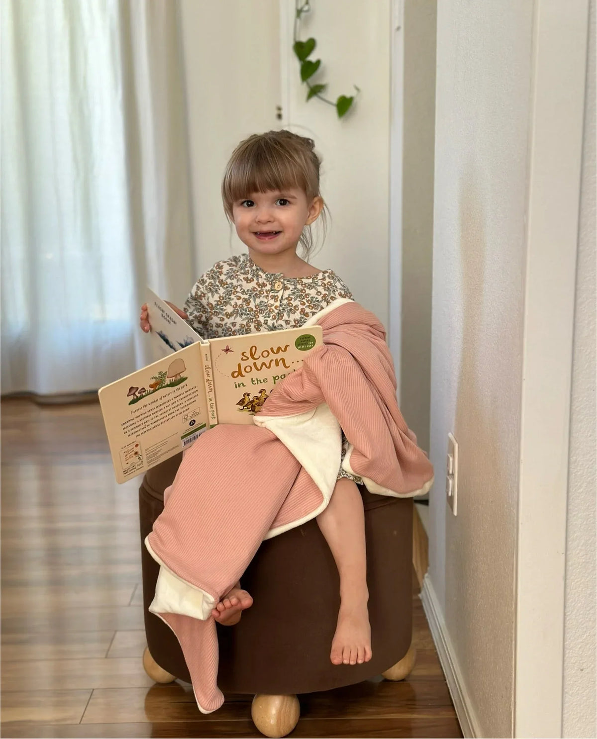 Peony Ribbed Toddler Blanket - BIG FRENCHIES