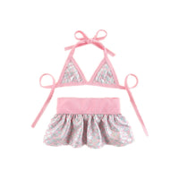 Summer Pet Clothing Pet Bikini Set Swimwear Teddy Beach Puppet Cat and Dog Clothing Pet Swimwear