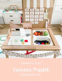 Farmer's Market Printable Dramatic Play
