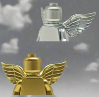 Metallic Gold & Silver Angel Wing Minifigures - BIG FRENCHIES