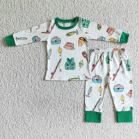Long sleeve fishing boy pajamas - BIG FRENCHIES