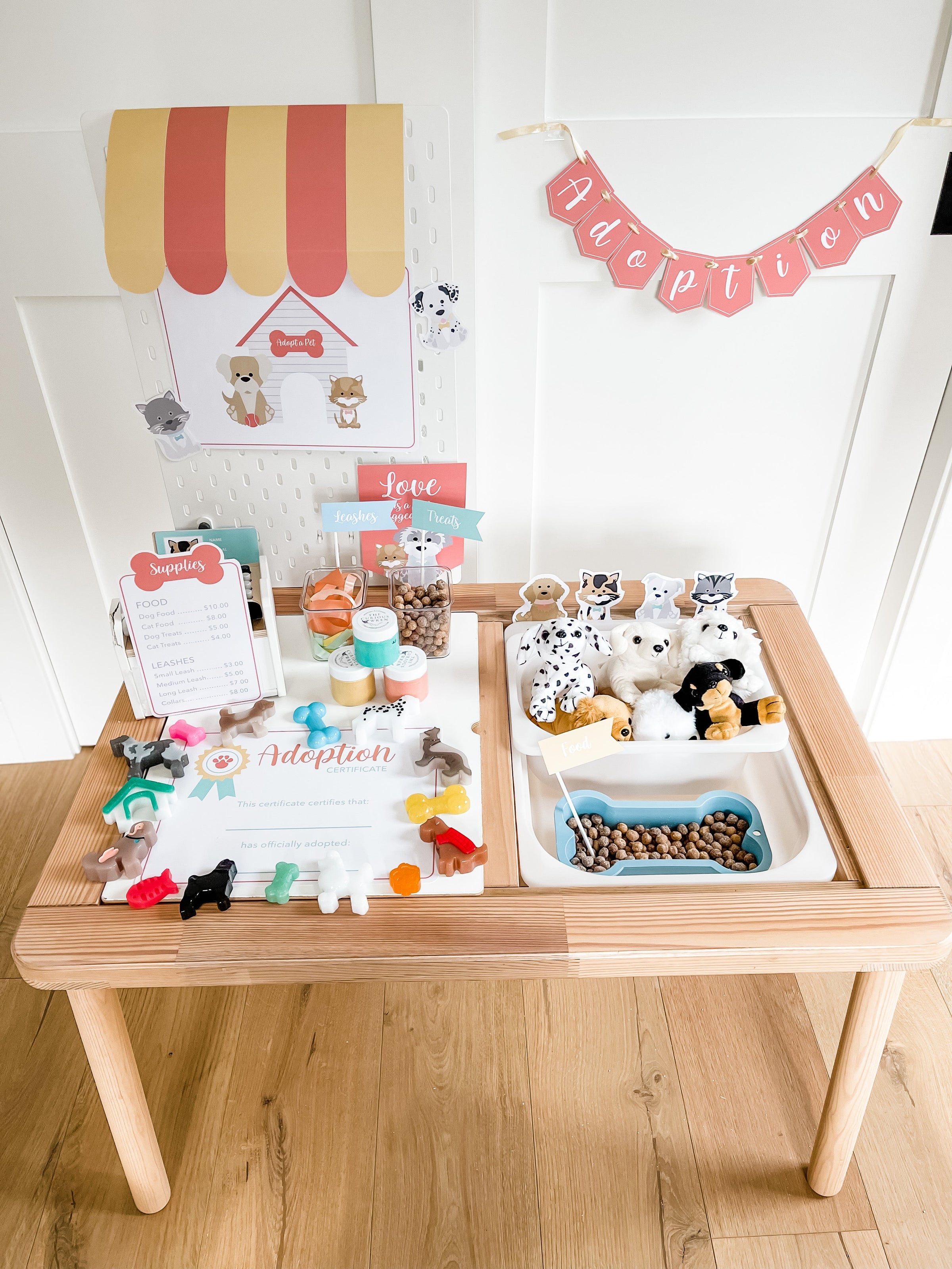 Pet Adoption Clinic Dramatic Play