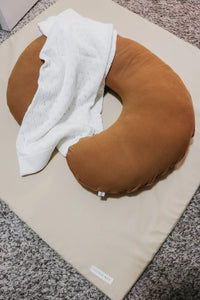 Caramel Ribbed Nursing Pillow Cover - BIG FRENCHIES