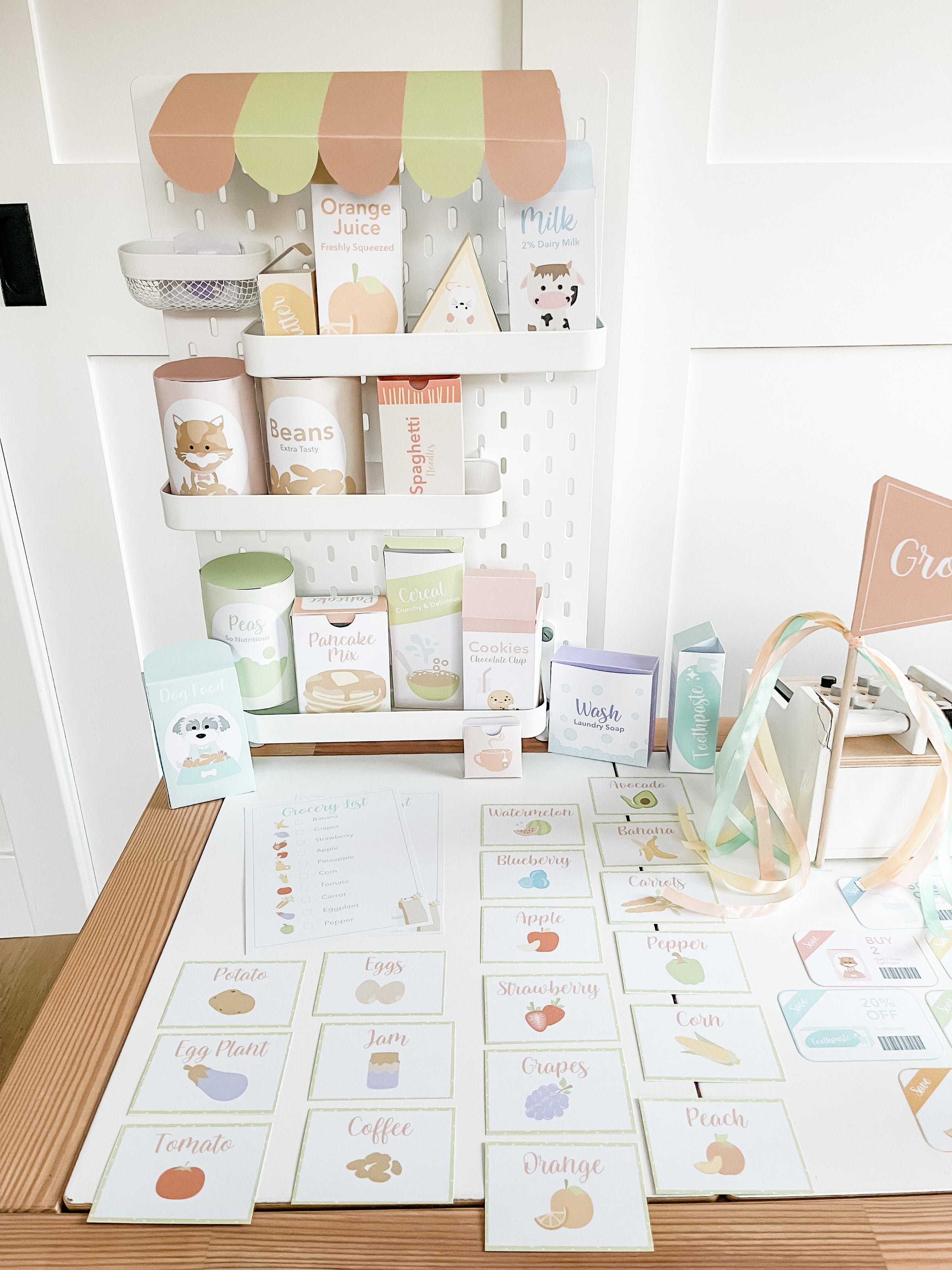 Grocery Store Play Food Printable Dramatic Play