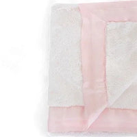 Luxury Satin Border Blanket - Pink - BIG FRENCHIES