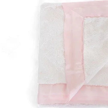 Luxury Satin Border Blanket - Pink - BIG FRENCHIES