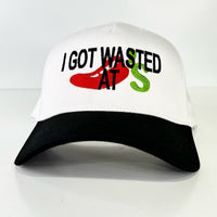 I Got Wasted At SnapBack Cap Hat Custom Embroidered