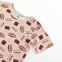 S'more to Love (Short PJ Set) - Pink - BIG FRENCHIES