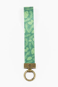 Pine Cone Pup Wristlet Keychain