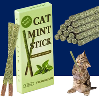 6PCS Natural Matatabi Cat Sticks – Silvervine Teeth Cleaning Treat & Cat Chew Toy - BIG FRENCHIES