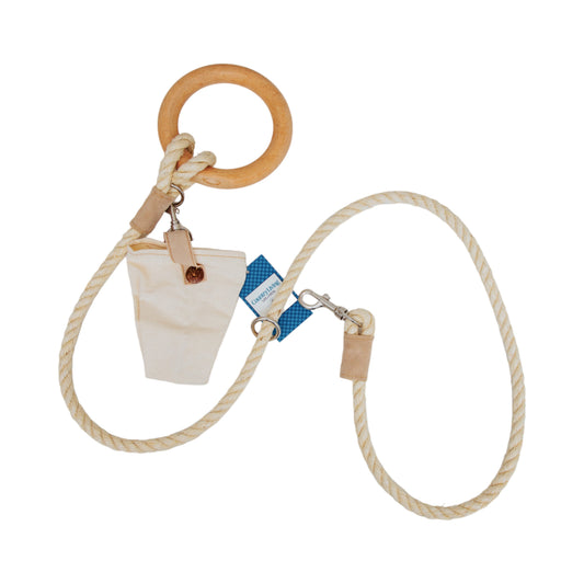Country Living Carbon Neutral Dog Leash with Small Storage Bag - BIG FRENCHIES