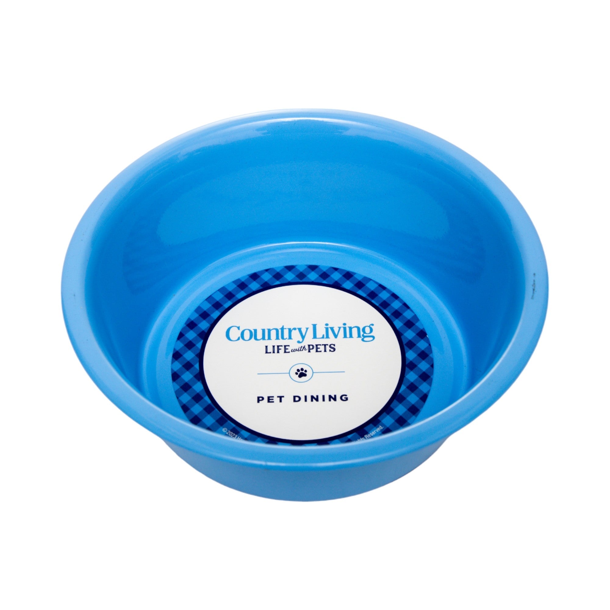 Country Living Set of 2 Coated Stainless Steel Heavy Dog Bowls - Ideal for Medium to Large Breeds - BIG FRENCHIES