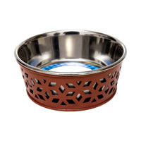 Country Living Set of 2 Stainless Steel Dog Bowls – Farmhouse Style, Ideal for Small to Medium Dogs - BIG FRENCHIES