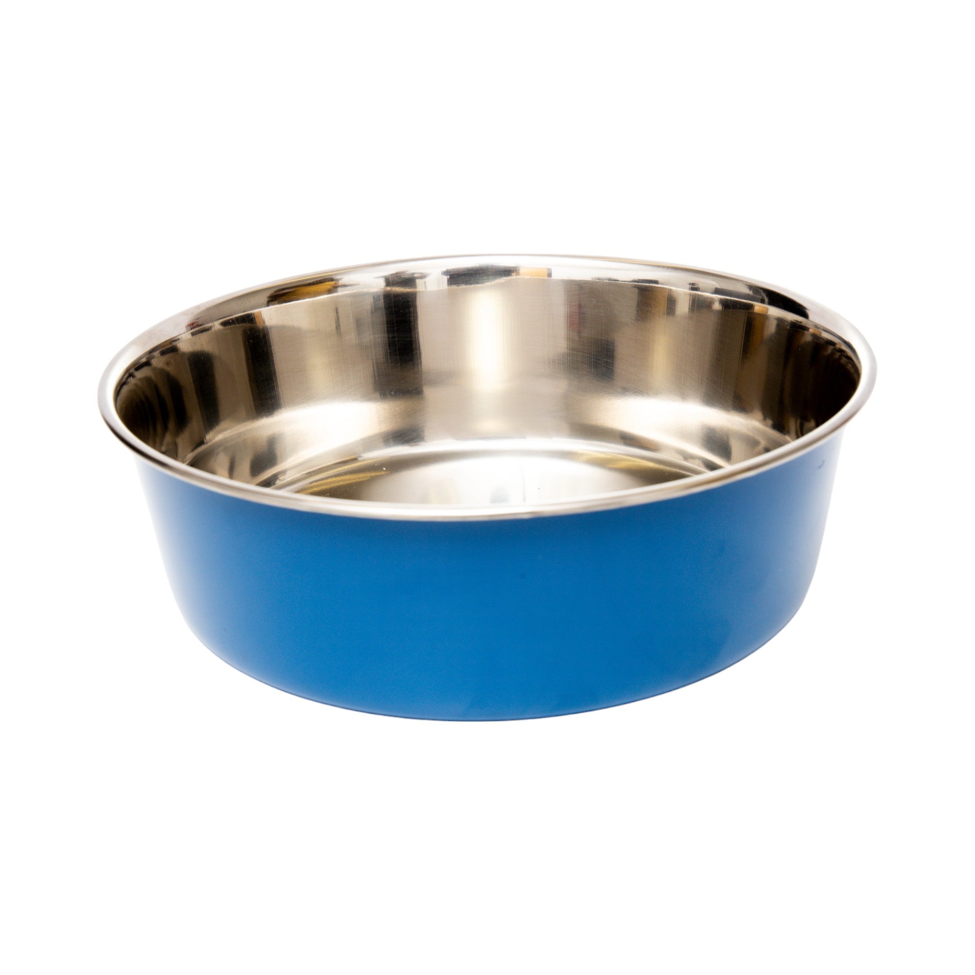 Country Living Set of 2 Heavy Gauge Stainless Steel Dog Bowls - Perfect for Food & Water - BIG FRENCHIES