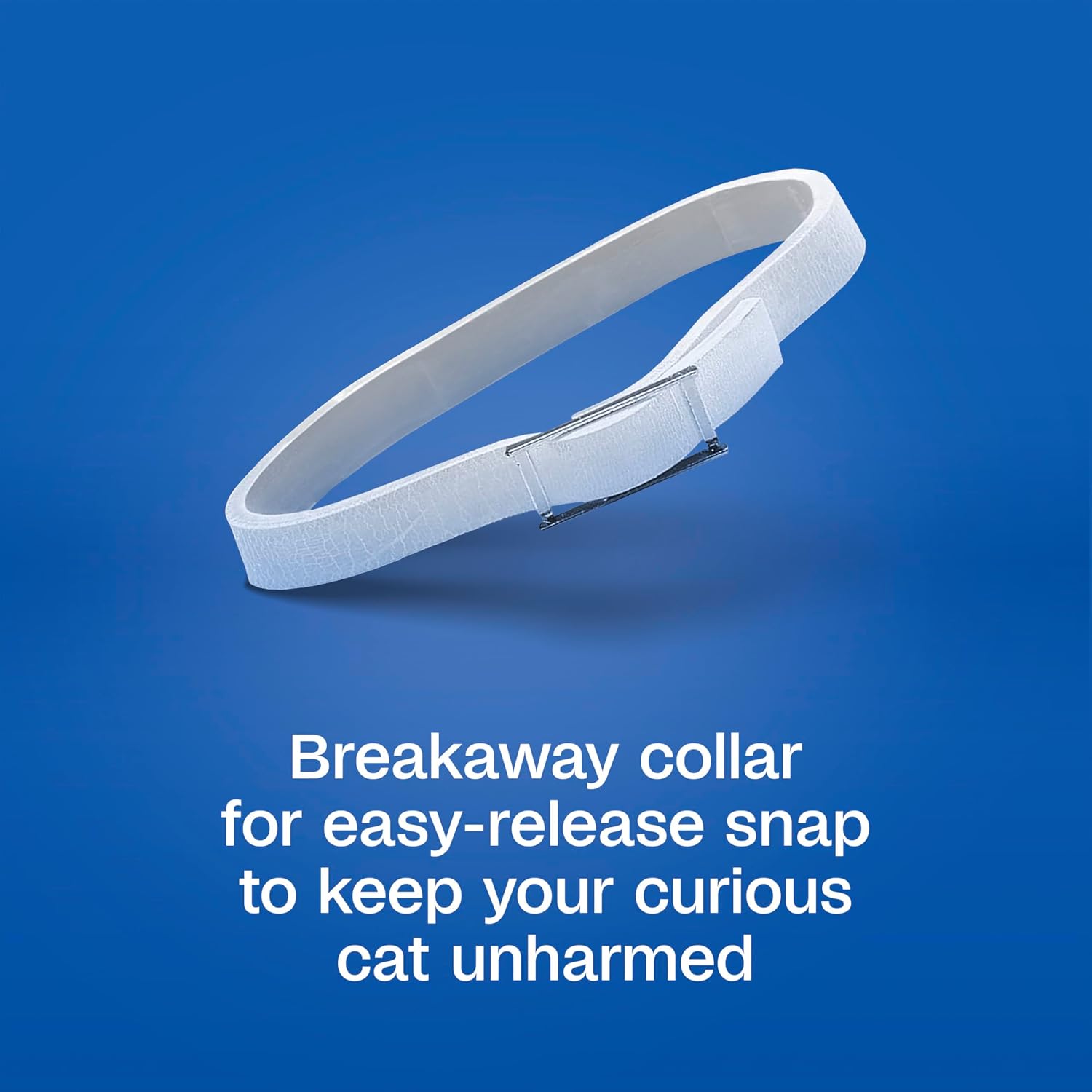Adams Plus Flea & Tick Collar for Cats Water-Resistant Up to 7 Months Protection 2PCK