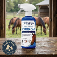 Horse Vetericyn Plus Antimicrobial Equine Wound Care Spray Healing Aid Skin 16 Oz.