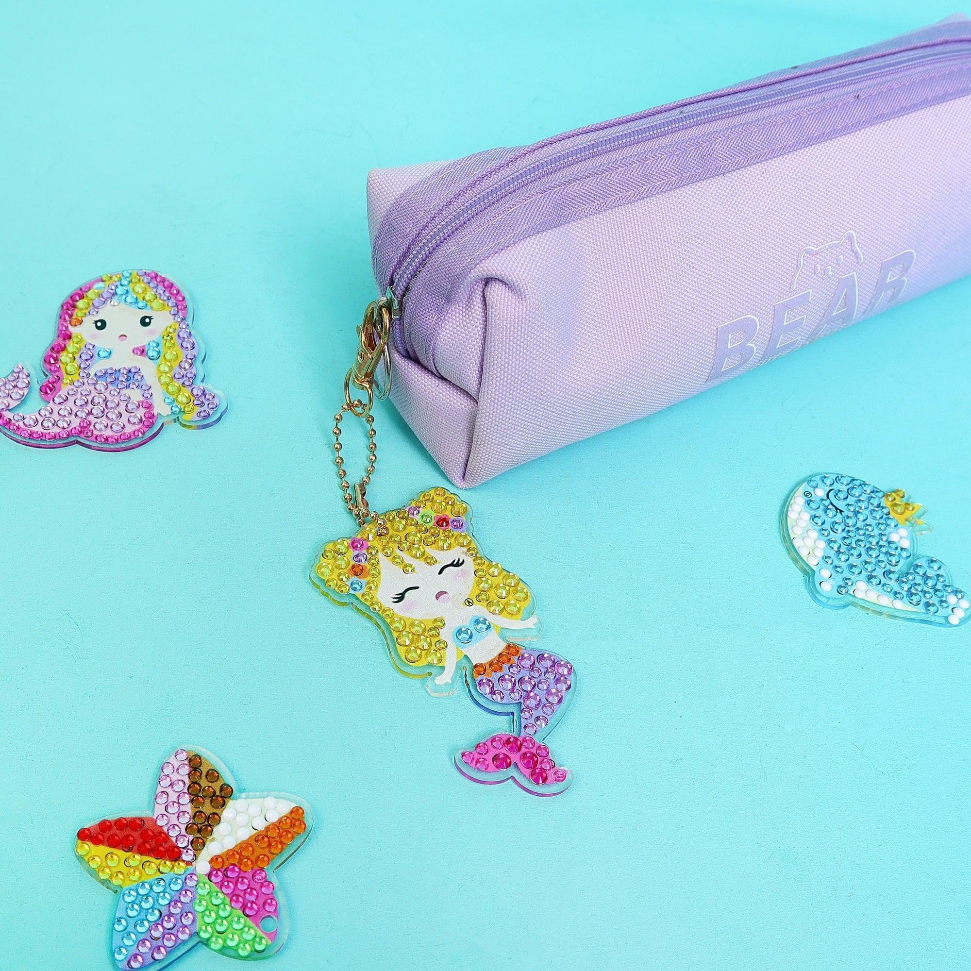 Adorable Keychains Diamond Art Kit – Mermaid (Set of 15) - BIG FRENCHIES
