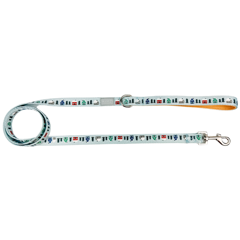 Snowy Slopes Leash-Leash-BIG FRENCHIES-EverWoof