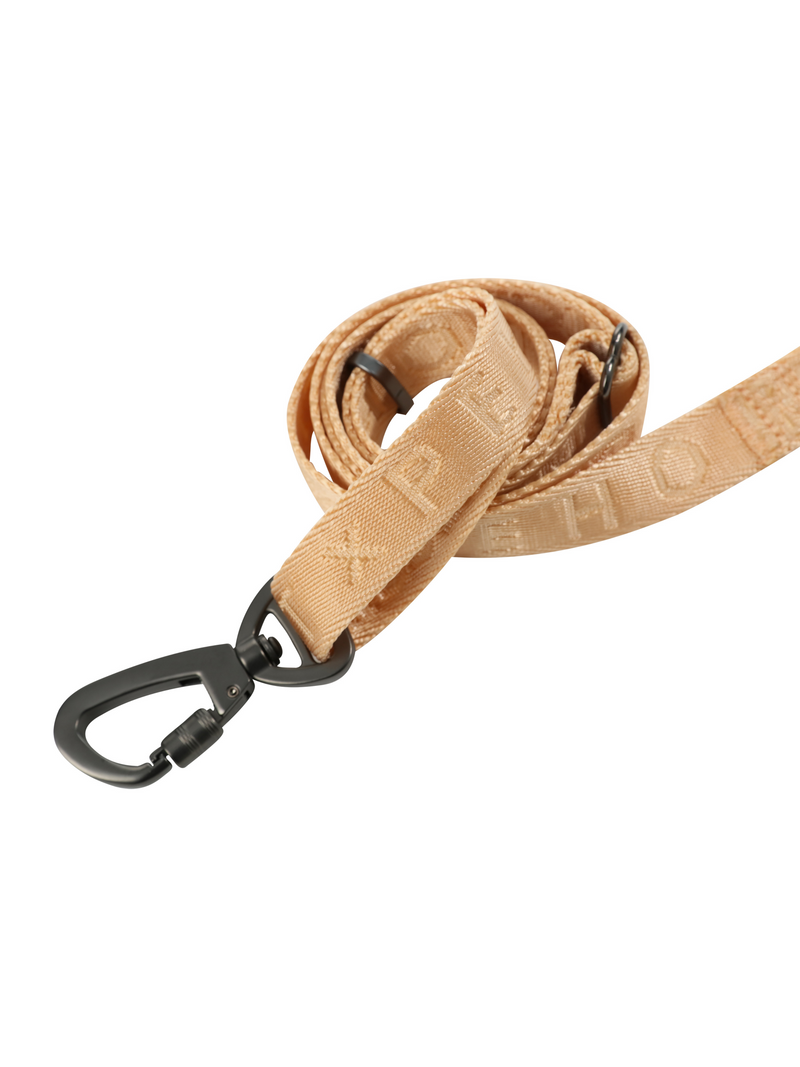 PADDED  ACTIVE  PET LEASH  - APRICOT-Pet Collars & Leashes-BIG FRENCHIES-pehomnyc