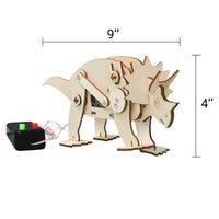 Dinosaur Robot Triceratops DIY Kit, Educational STEM Toy - BIG FRENCHIES