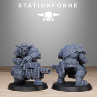 3D Printed Orkaz Bros Infantry by StationForge Miniatures