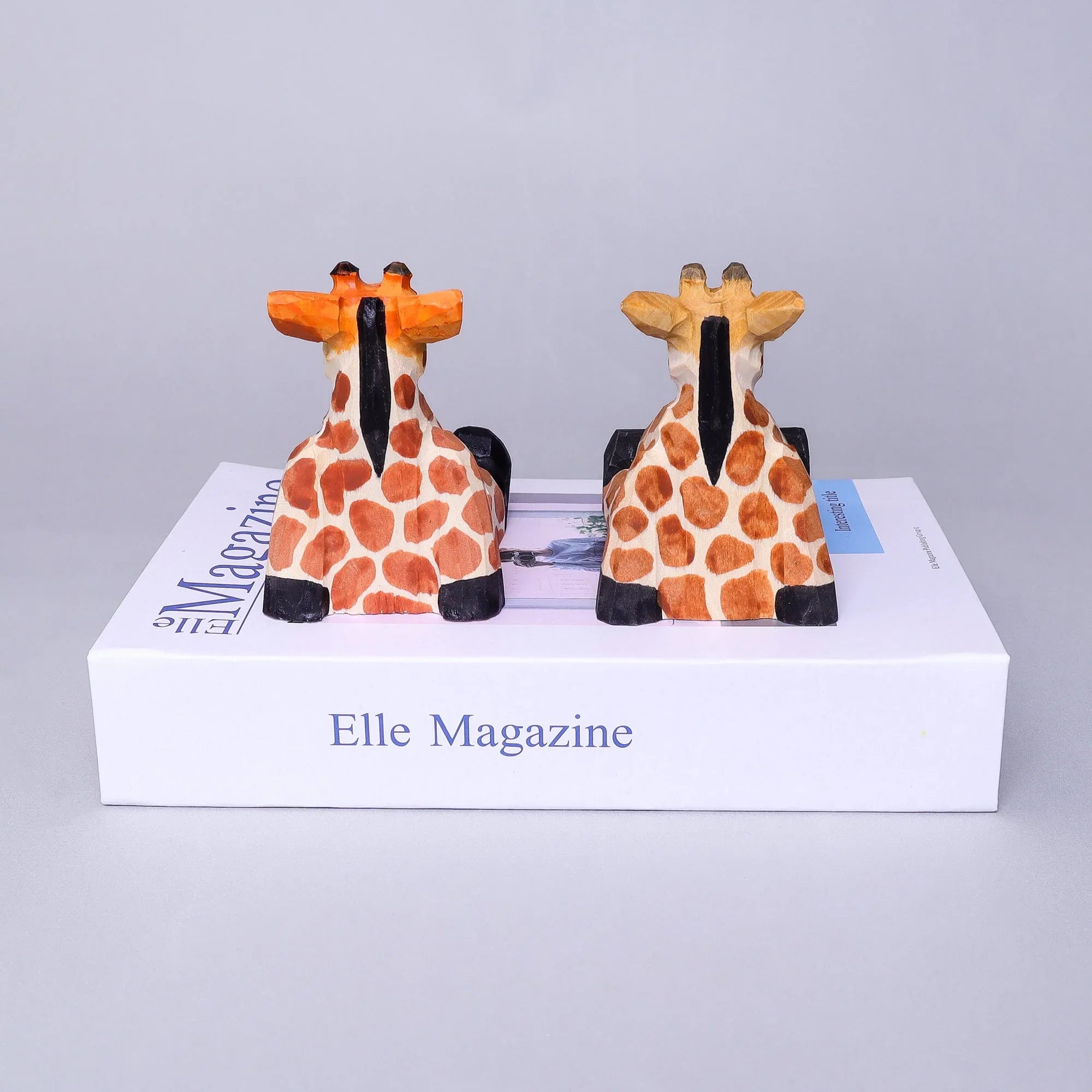 Paint Your Own Wood Carved Giraffe DIY Painting Kit - BIG FRENCHIES