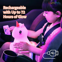 LumiPets® Unicorn - Children's Nursery Touch Night Light - BIG FRENCHIES