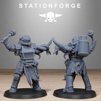 3D Printed Corrupted Guard Butchers by StationForge Miniatures