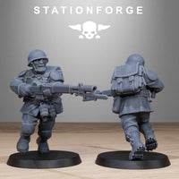 3D Printed FreeGuard Infantry by StationForge Miniatures