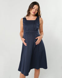 INTO THE BLUE Empire Maternity & Nursing Dress (Regular & Petite) - BIG FRENCHIES