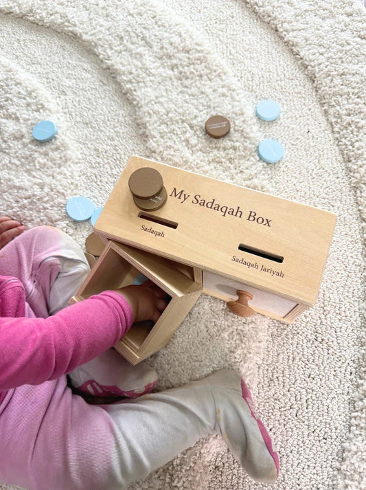 Sadaqah Coin Box (Montessori) - BIG FRENCHIES